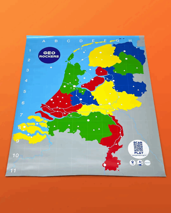 GeoRockers Topografie Speelkleed NL - Afbeelding 3